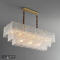 подвесная люстра ilamp manhattan p6315-1200 br, доставка по Казахстану 