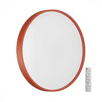 люстры 7744/dl color sn светильник светодиодный потолочный пластик/белый/красный led 48вт 3000-6000к d380 ip43 пульт ду mavic, доставка по Казахстану 