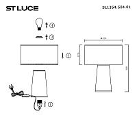 Дополнительная картинка SL1354.504.01 Прикроватная лампа ST-Luce JACKIE