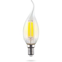 Лампа светодиодная Voltega E14 9W 4000K прозрачная VG10-CW35E14cold9W-F Candle wind 9W Graphene 7133, фото 2