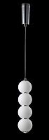 светильник подвесной crystal lux desi sp4 chrome/white crystal lux 0470/204, доставка по Казахстану 