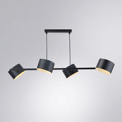 люстра на штанге arte lamp sebastian a7051sp-4bk, доставка по Казахстану 