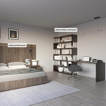 светильник подвесной crystal lux largo sp33w l1770 black crystal lux 0780/233, доставка по Казахстану 