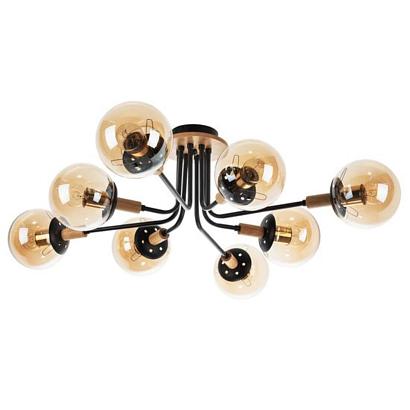 люстры потолочная люстра arte lamp oxford a2716pl-8bk, доставка по Казахстану 