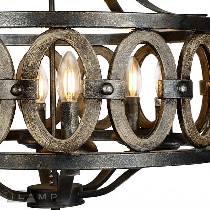 люстры подвесная люстра ilamp organic loft 192-6, доставка по Казахстану 