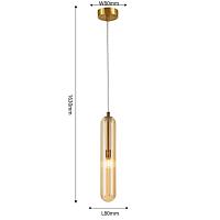 Дополнительная картинка Подвесной светильник Stalactit 4455-1P