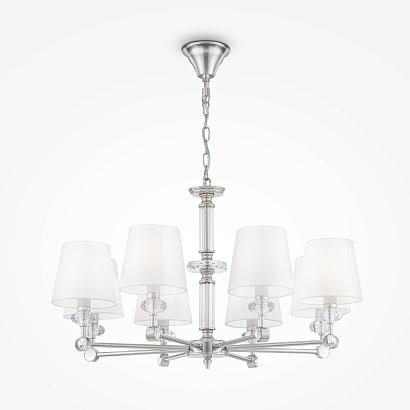 люстры подвесная люстра maytoni riverside mod018pl-08ch, доставка по Казахстану 