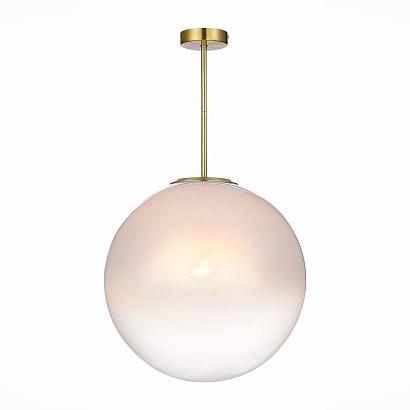 купить SL1190.222.01 Светильник потолочный ST-Luce Золотистый/Прозрачно-белый E27 1*60W в Алматы, svet.kz, доставка по Казахстану 