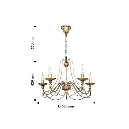 подвесная люстра f-promo chateau 2163-5p, доставка по Казахстану 