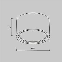 Дополнительная картинка Потолочный светильник Technical C001CL-GX53-W