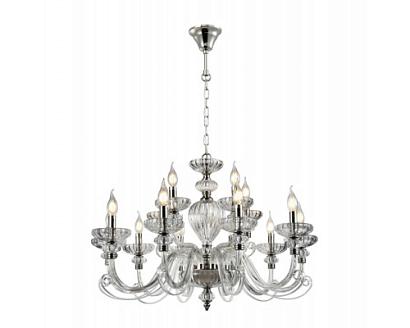 newport 12800 12815/c , люстра, nickel clear glass , доставка по Казахстану 