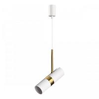 4355/1 hightech odl23 231 белый/золотистый/металл подвесной св-к ip20 led gu10 10w bullet, доставка по Казахстану 