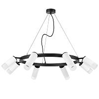 lr0188643641 подвесной светильник rullo 8х50w gu10 черный/белый (571018+214436-4+214486-4+202431-8), доставка по Казахстану 
