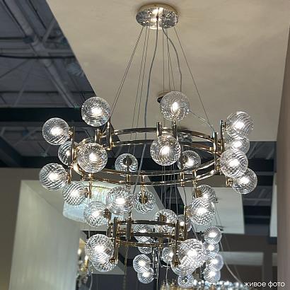 подвесной светильник crystal lux luxury sp16+8 gold crystal lux 2270/324, доставка по Казахстану 