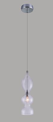 светильник подвесной crystal lux iris sp1 b transparent crystal lux 2075/201, доставка по Казахстану 
