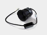 RC-D84-12-BL-WW65, светильник встраиваемый, 12Вт, черный, IP65, 55 гр, 3000К, D84, поворотный, доставка по Казахстану 