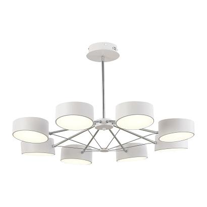 Потолочные SLE6005-502-08 Светильник потолочный Белый/Белый LED 8*10W VALLE, доставка по Казахстану 