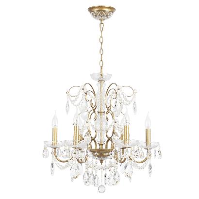 люстра crystal lux odelis sp6 gold crystal lux 2571/306, доставка по Казахстану 