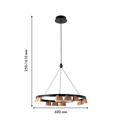 люстры подвесной светильник interline 4266-12p, доставка по Казахстану 