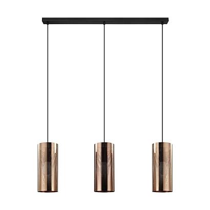 99017 подвес tabiago, 3х40w(e27), сталь, черный сталь, розовое золото, доставка по Казахстану 