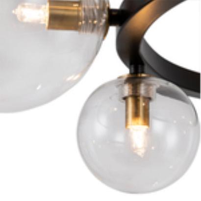 светильник подвесной arte lamp vincent a7790sp-10bk, доставка по Казахстану 