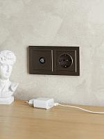 BRITE Рамка 2-мест. IP44 РУ-2-БрТБ-44 бр. IEK 