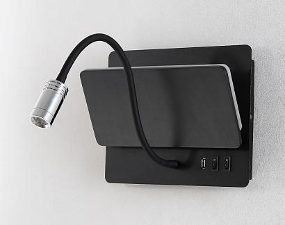 Бра Crystal Lux CLT 226W250USB BL Crystal Lux 1400/447