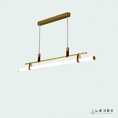 подвесной светильник iledex zoom 9498p-46w-3000k gold&brown&white iledex 9498p-46w-3000k gl-br-wh, доставка по Казахстану 