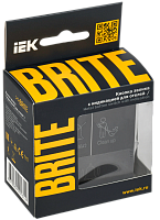 BRITE Кнопка звонка с инд. отел. 10А ВС10-1-9-БрГ граф. IEK 