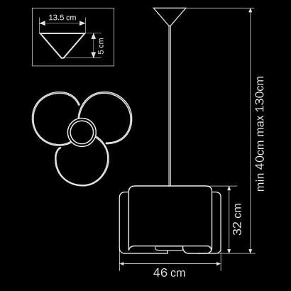 люстры подвесная люстра lightstar simple light 811 811132, доставка по Казахстану 