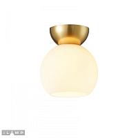 Дополнительная картинка Светильник потолочный iLamp Mono C6079-1 GD+WH