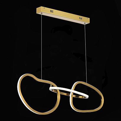 люстры sl6505.203.26 светильник подвесной st-luce золотистый/золотистый led 1*26w, доставка по Казахстану 