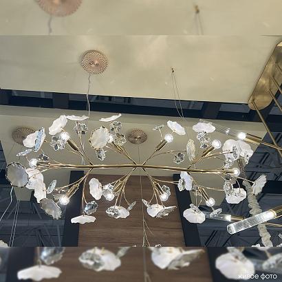 люстры светильник подвесной crystal lux margo sp10 crystal lux 2370/210, доставка по Казахстану 