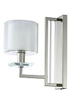 Бра Crystal Lux NICOLAS AP1 NICKEL/WHITE Crystal Lux 3400/401