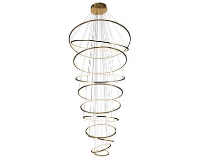 люстры newport 15000 15211/s champagne  gold , подвесной светильник, champagne gold d130*h350 cm led 247w 3100k 29640lm, доставка по Казахстану 