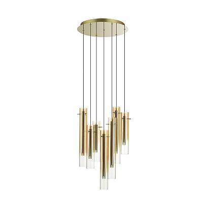 люстры 5061/32lb pendant odl24 319 подвесной светильник led 7*4w 3000k shiny, доставка по Казахстану 