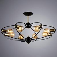 потолочная люстра arte lamp glasgow a1963pl-8bk, доставка по Казахстану 