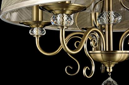 люстры подвесная люстра freya driana fr2405-pl-05c-bz, доставка по Казахстану 