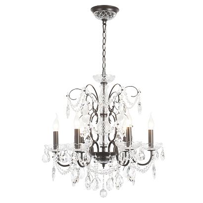 люстра crystal lux odelis sp6 brown crystal lux 2570/306, доставка по Казахстану 