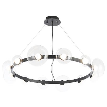 люстры светильник crystal lux bosque sp12 black/transparent crystal lux 0270/312, доставка по Казахстану 