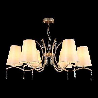 люстра crystal lux renata sp6 gold crystal lux 3591/306, доставка по Казахстану 