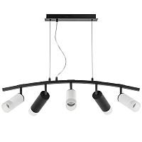 lr7353638721 люстра rullo 5х50w gu10 черный - белый  571735 - 214436-3 - 214487-2 - 202431-5, доставка по Казахстану 