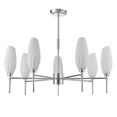 6519/7c moderni ln23 хром люстра потолочная g9 7*40w 220v shivon, доставка по Казахстану 