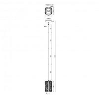 светильник подвесной ilamp panorama p4688-1 cr, доставка по Казахстану 