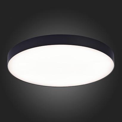 люстры st606.442.96 светильник потолочный черный led 1*96w 4000k 8 640lm ra>85 120° ip20 d600xh55 185-265v, доставка по Казахстану 