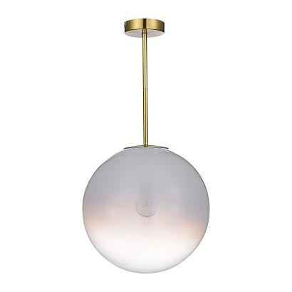sl1190.212.01 светильник потолочный st-luce золотистый/прозрачно-белый e27 1*60w, доставка по Казахстану 