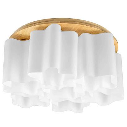 Потолочные Потолочная люстра Lightstar Nubi Legno 802075, доставка по Казахстану 