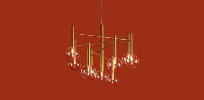 люстры люстра freya fr5584cl-l45g luce, доставка по Казахстану 