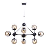 подвесная люстра arte lamp bolla a1664sp-10bk, доставка по Казахстану 
