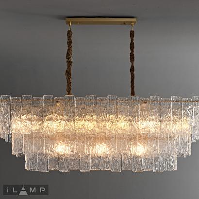 подвесная люстра ilamp manhattan p6315-1200 br, доставка по Казахстану 